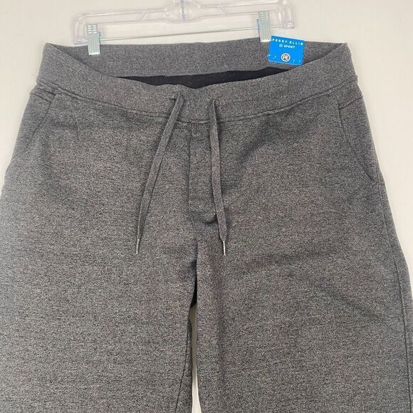 Mens Perry Ellis Sport Jogger Pants Caviar Heather Size XL UPF 50+ 3 Pockets New - Picture 5 of 15